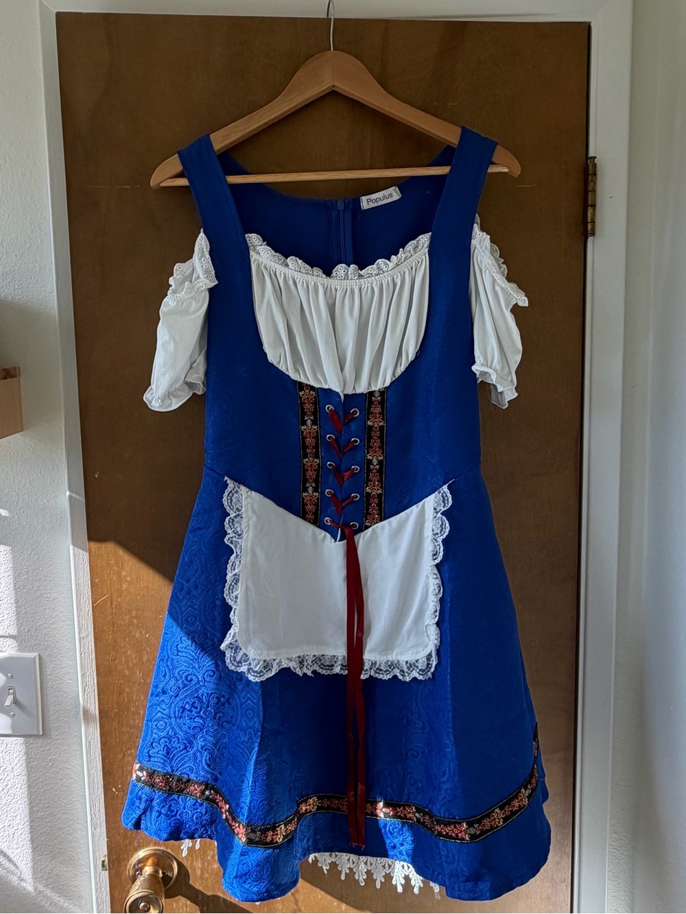 Populus Oktoberfest outfits Women Dirndl Dress German Bavarian Costume